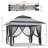 Outsunny Pop Up Canopy Tent with Netting and Carry Bag, Instant Sun Shelter-58241748