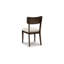Ensemble de 2 chaises d'appoint Maly, coussin gris clair, dossier noir
