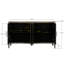 Buffet de salon 4 portes avec tablette réglable - Buffet brun antique