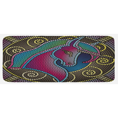 Modern & Contemporary Polyester Kitchen Mat