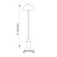 Hubbell 152.5cm Gold Novelty Floor Lamp