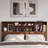 Bookcase Headboard with Charging Station, Upgraded 3-Color LED Lighting with Rotary Knob Control, Available in King Size-555472329-555472335