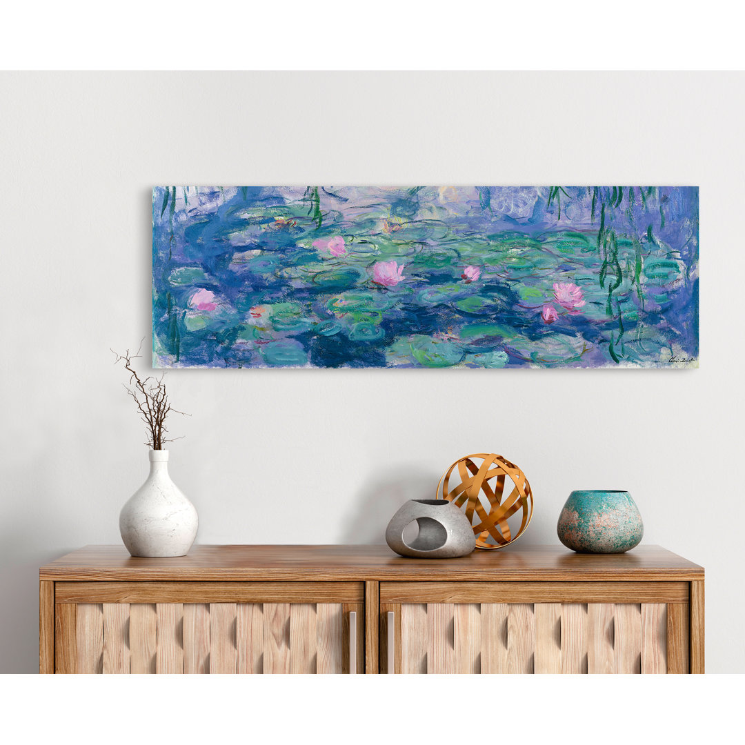 Waterlilies by Claude Monet - Wrapped Canvas Painting