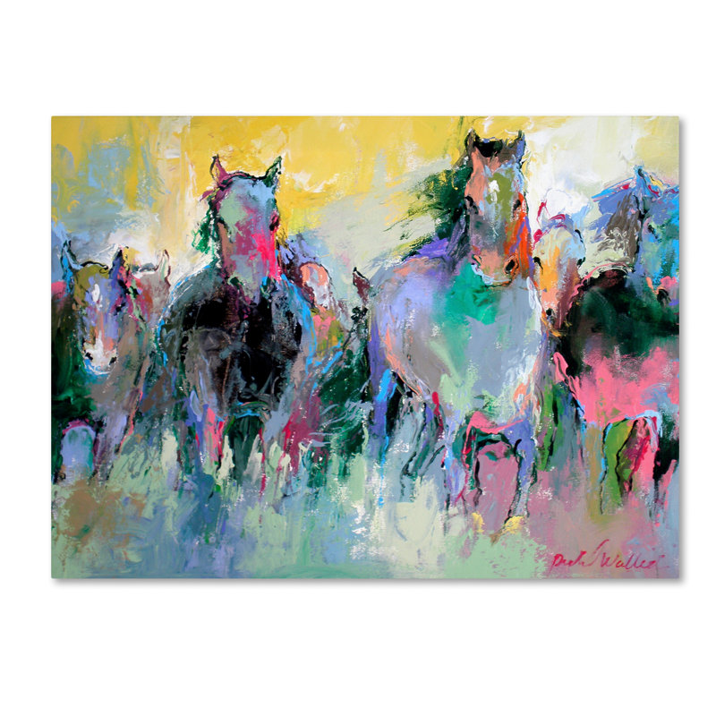 « art wild 2 », reproduction sur toile tendue, H 24 po x l 32 po