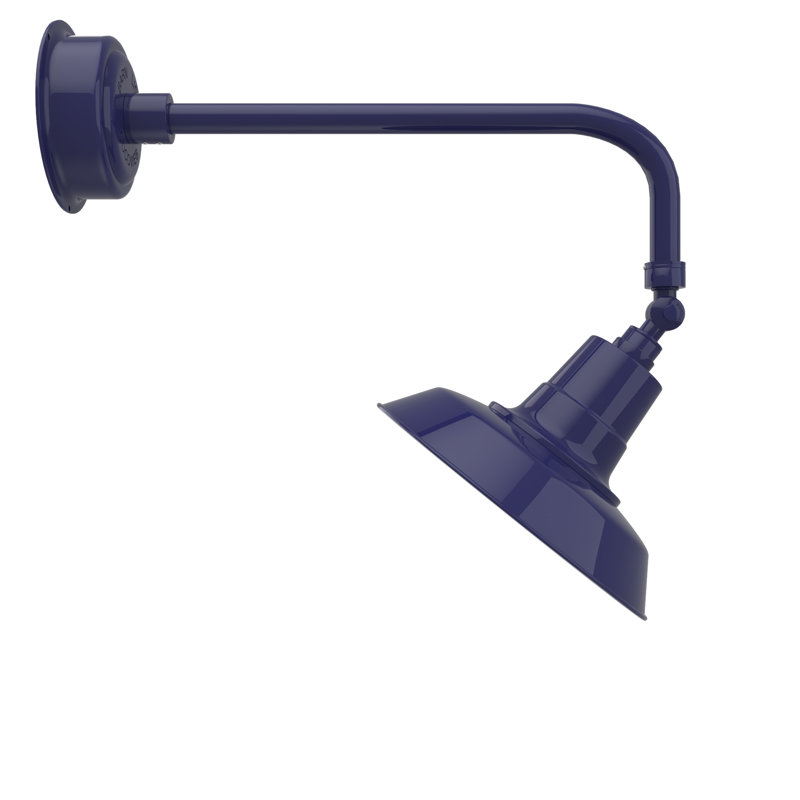 Luminaire de grange d’extérieur à del oldage, Bleu de cobalt