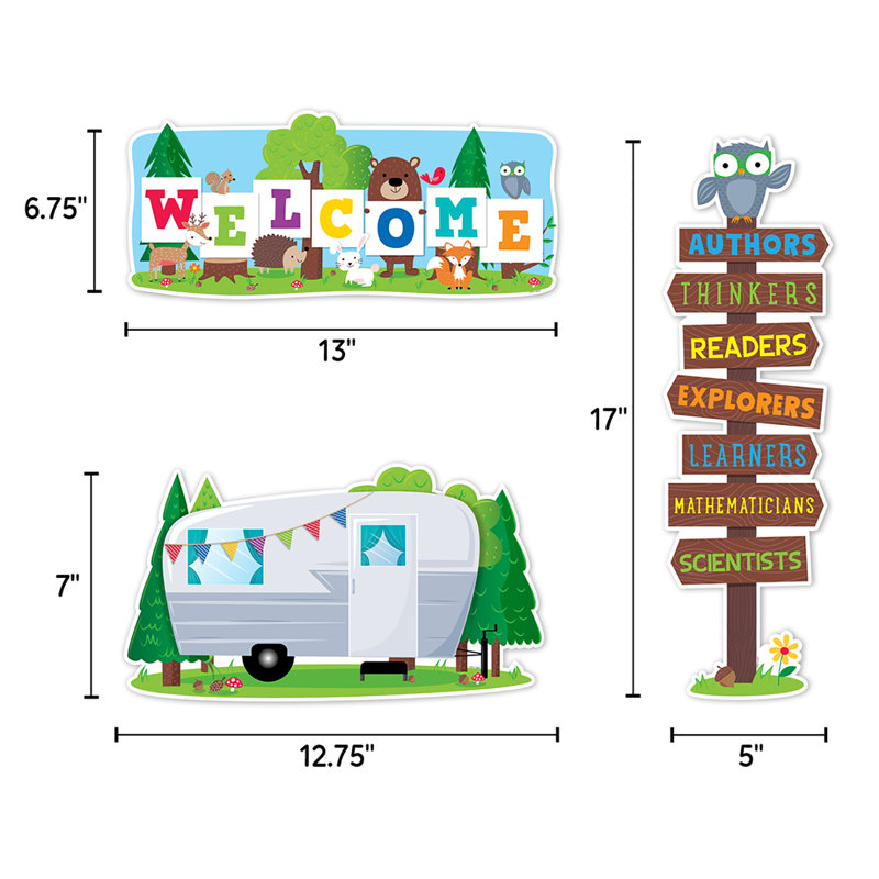 Woodland Friends Curated Classroom Décor Mega Pack
