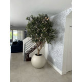 Artificial Olive Tree 30" Globe Planter