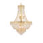 Lustre empire unique à 12 lumières avec accents de cristal Stoltz-32478721-32478718