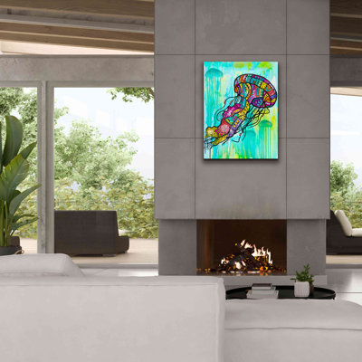 'Jellyfish' by Dean Russo, Canvas Wall Art