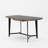 Arbania Glass Iron Writing Desk