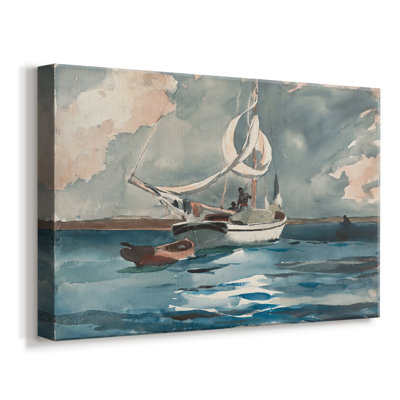 Sloop, Bermuda-Winslow Homer-Gallery Wrapped Canvas-1899