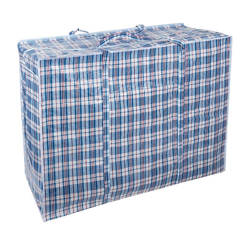 Plastic Laundry Sorter with Handles, Blue