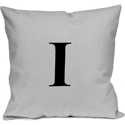 Blasingim Black Square Cushion Cover