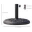 Outsunny 26lbs Heavy Duty Umbrella Base, 17" Umbrella Stand Outdoor Base with Decorative Pattern, for Patio, Outdoor, Swimming Pool, Bronze-128817537-128817540