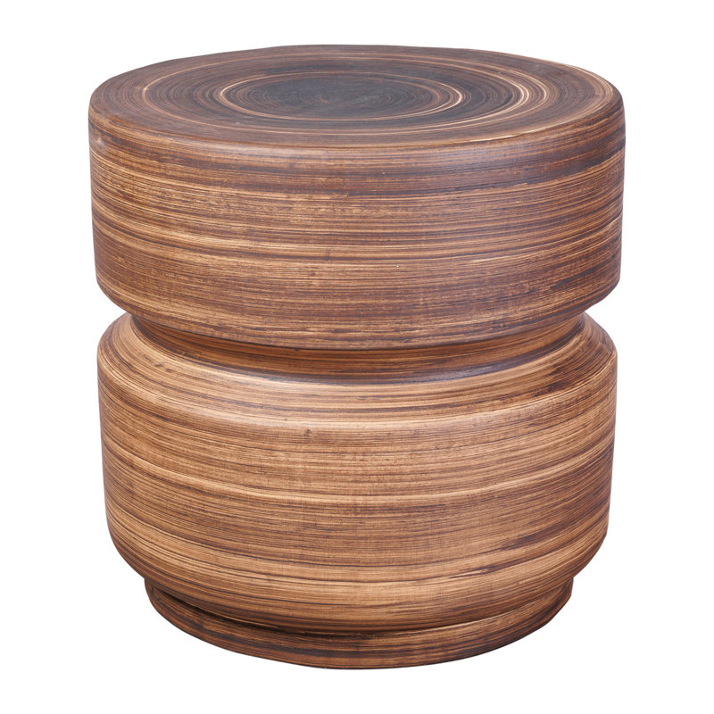 Balance Garden Stool, Natural Brush Matte