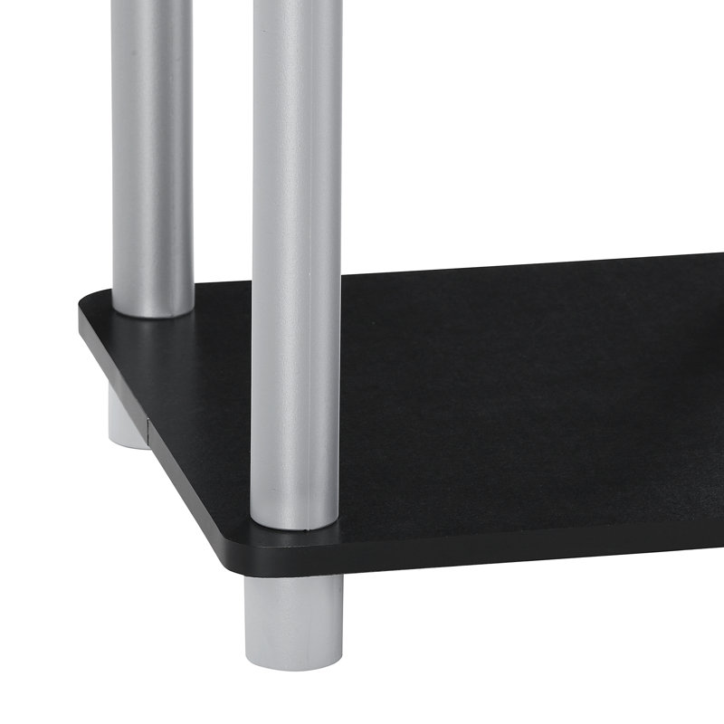 Mandrin 5 Tier Shelving Bookcase, Black/Gray