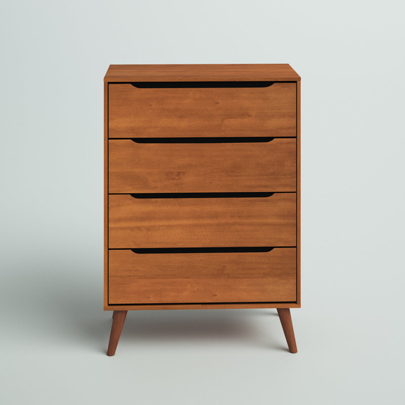 Stalter 34'' W 4 - Drawer Dresser, Oak