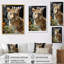 Charlonda Leopard Elegance Pastoral sur toile-774084356-774084359