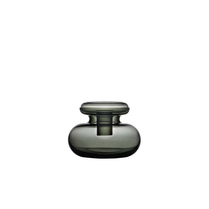 Daralynn Glass Table Vase, 33cm H x 33cm W x 31.7cm D, In Grey