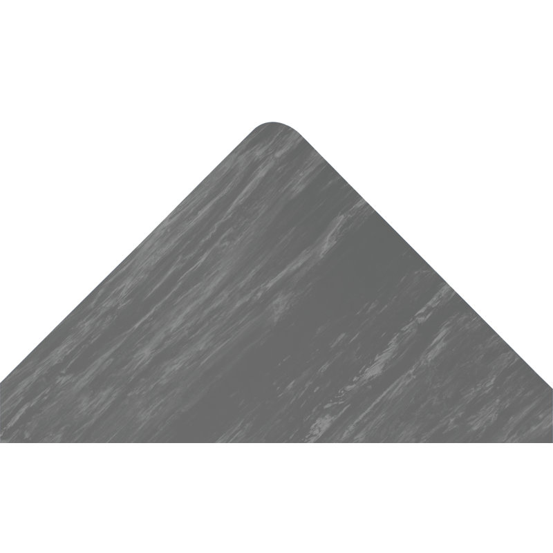 Tapis de cuisine Marble Sof-Tyle Grande, Gris, Rectangle 3 pi x 5 pi