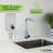 1200 Ml Vertical Manual Surface-Mounted Stainless Steel Liquid Soap Dispenser