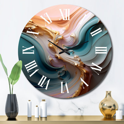Horloge murale Exquise Wave Symphony