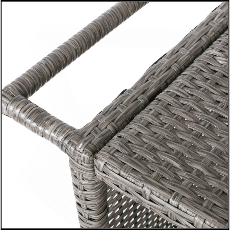 WICKER BARCART