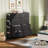 Ojaswi 10-Drawer Dresser With 4 Side Pockets and 2 Hooks for Bedroom, Sturdy Metal Frame Organizer Unit For Living Room, Hallway-1083029184