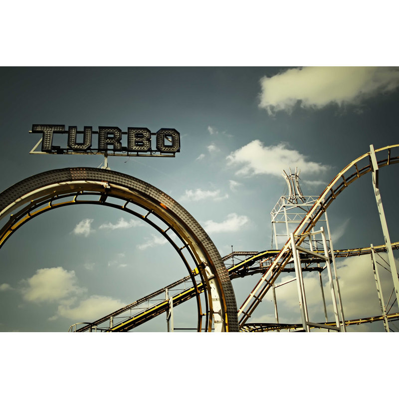 Roller Coaster - Photographie sur toile tendue, H 8 po x l 12 po