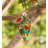 Leedell Glass Hanging Hummingbird Feeder