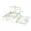 Grand lit plateforme tapissier avec lit gigogne simple TG et tête de lit-129592897