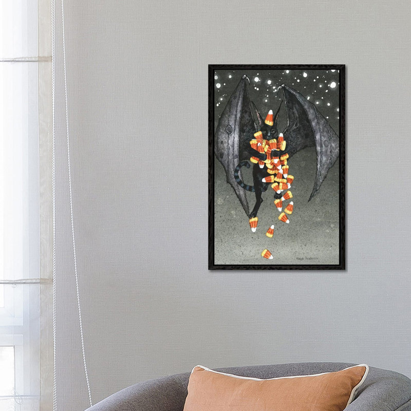 Sweet Tooth 1 Piece Painting on Canvas, 66.04 cm H x 45.72 cm W, Black Framed