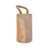 Aritza Teak Wood Decorative Object with Rope Handle - 10" Brown Home Accent for Living Room, Bedroom, Office