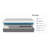 Recharge 5-Layer, 12 Inch Hybrid Memory Foam And Coil Mattress