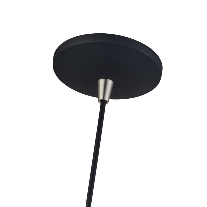 Cavill Led Black Globe Pendant, Matte Black