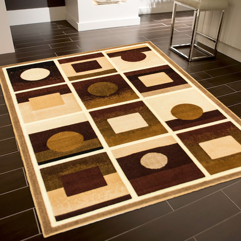 Geometric Indoor Rug, 7'10" x 10'2"