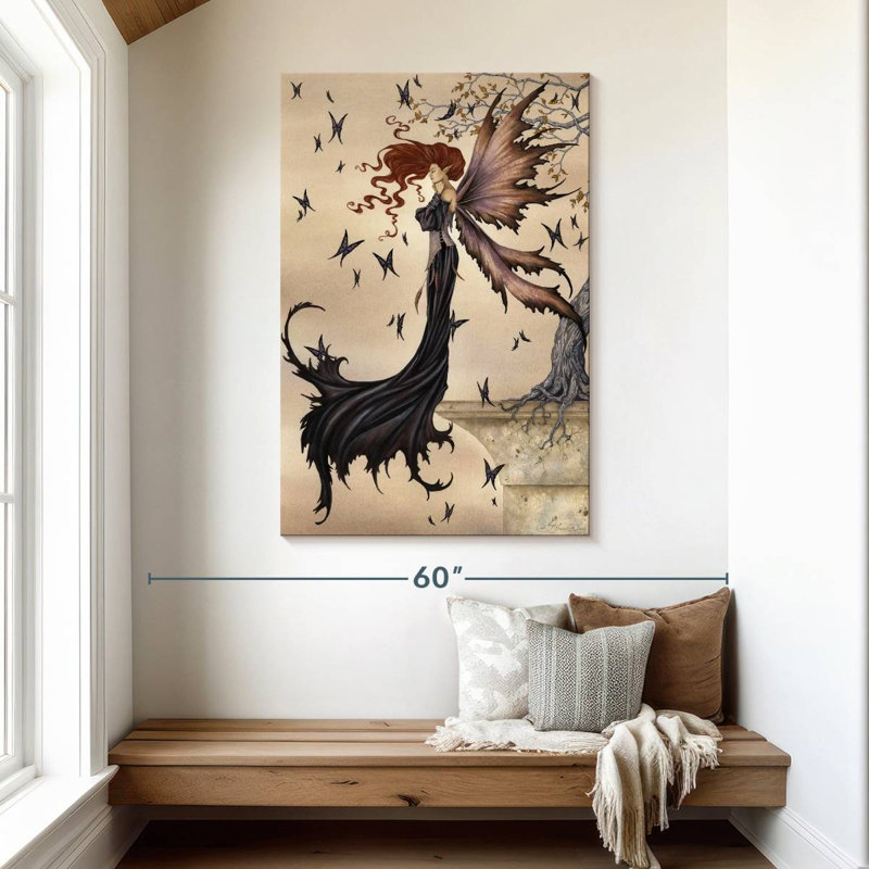 Kelan Black Mystique, 48" H x 32" W