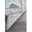 Tapis bleu / blanc cassé Swam-1960684052