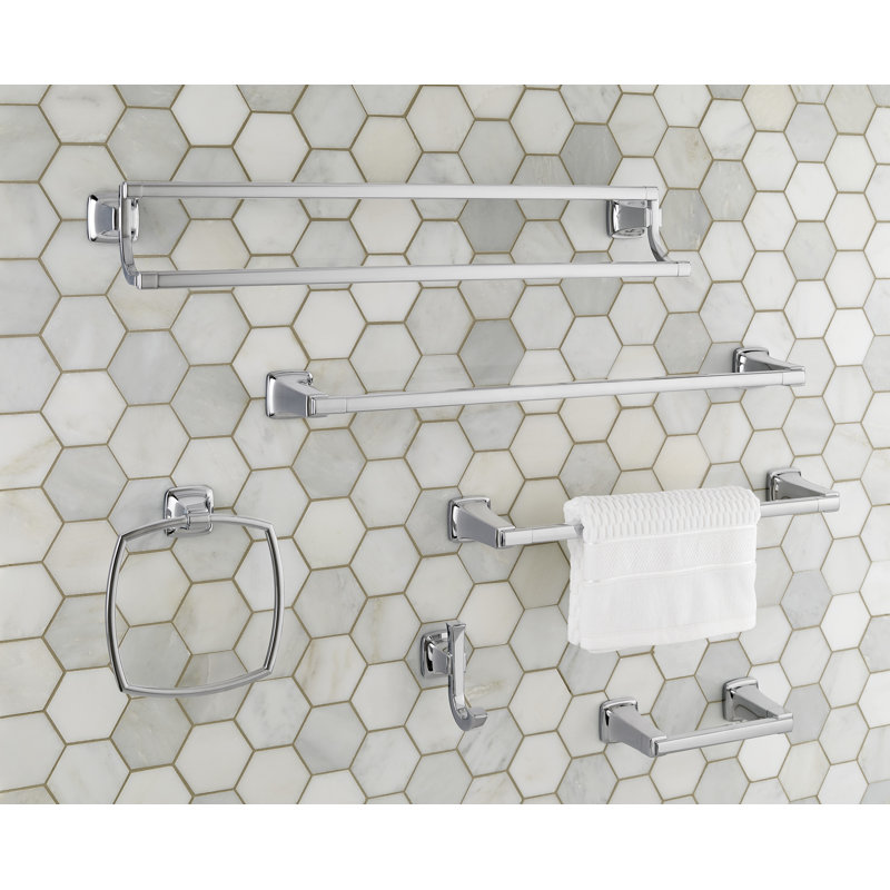 Porte-serviettes American Standard Townsend, Chrome poli, H 2 po x L 24 po x P 4 po