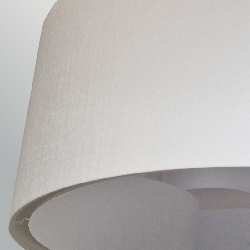 Plafonnier encastré Fletcher - Laiton vieilli, H 10 po x l 18 po x P 18 po, Trois lumières