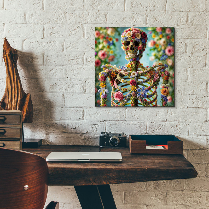 «Good Bones» par Rey Klimt, art mural en verre acrylique, H 12 po x l 12 po x P 0,13 po