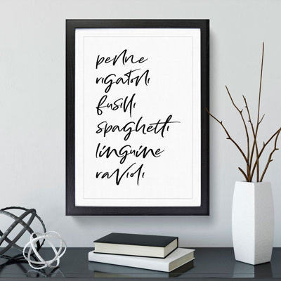 Pasta - Framed Print