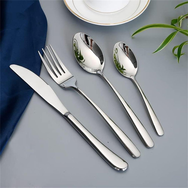 60 Piece Heavy-Duty Silverware Set