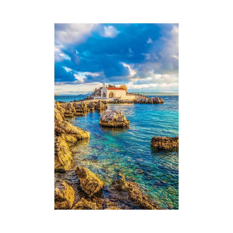 «Chios Island» par Nejdet Duzen - reproduction de photo sur toile tendue, H 12 po x l 8 po x P 0,75 po
