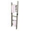 Échelle de couverture de ferme rustique de 5 pieds, échelle décorative murale en bois, bois de pin de style échelle