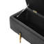 Velvet Upholstered Storage Bench-1261168167