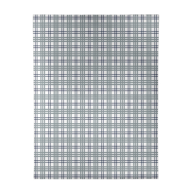Plaid Indoor Rug, Rectangle 9' x 12'