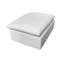Velours côtelé blanc modulaire, sans assemblage, idéal pour le confort du salon - Assemblage modulaire en velours côtelé, méridienne