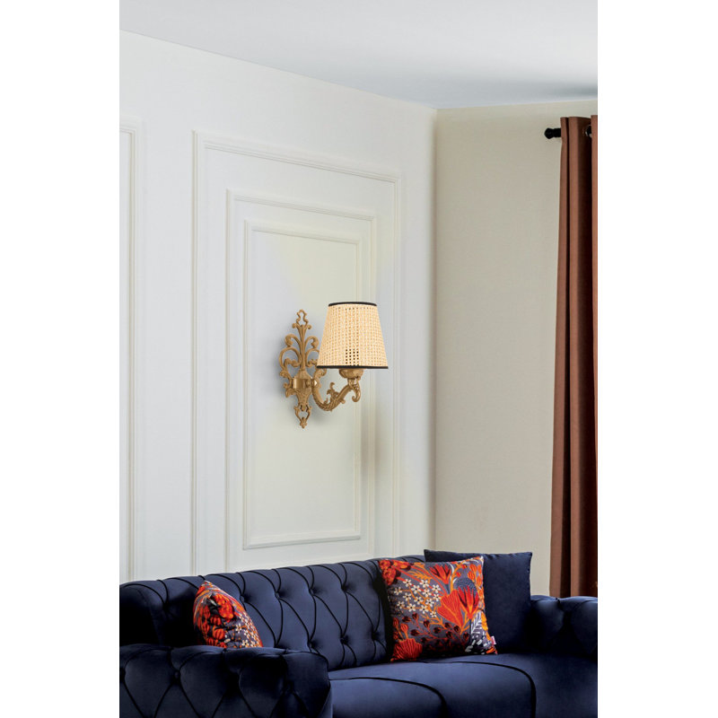Lampe murale, Doré