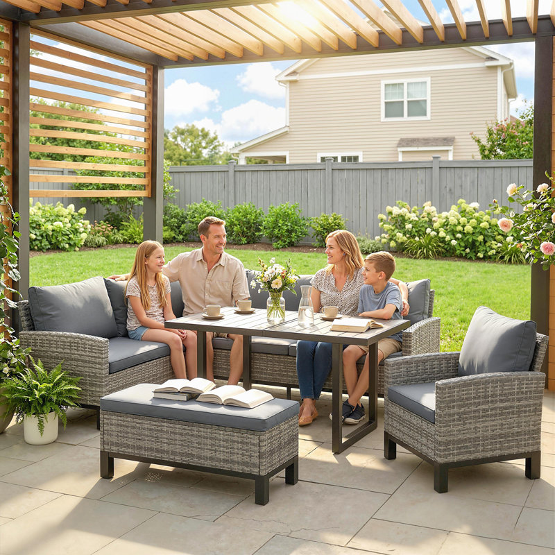 Rattan Sofa Set